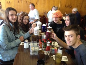 Mission Trip 2012 Day One: Breakfast at Truckee