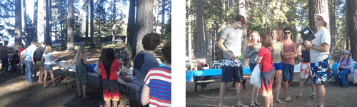 Family Camp Barbecue Photo Set