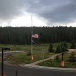 Mission Trip, Flags at Half Mast in Colorado